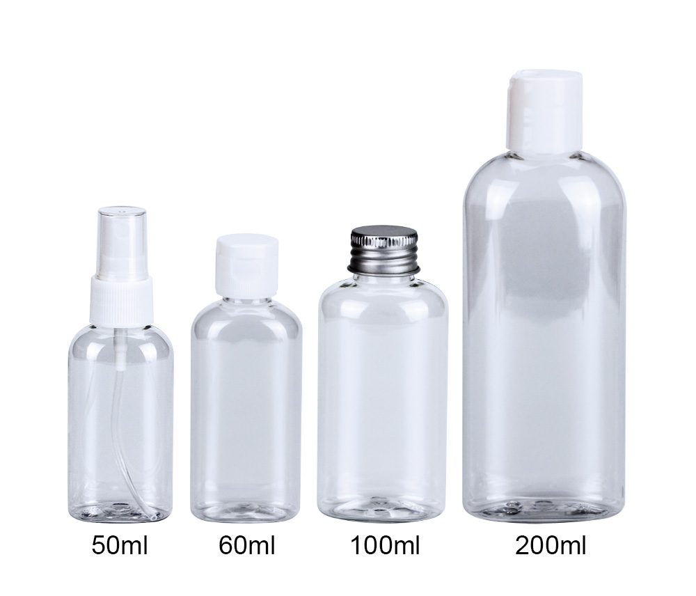 50ml 60ml Овальная бутылка ПЭТ